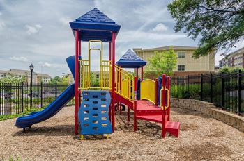Brightly colored Tot Lot for all ages at Ashley at Auburn Pointe in Atlanta, GA